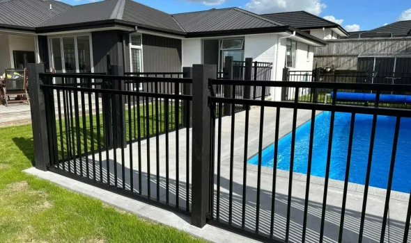 Retaining Walls & Strong Foundations | Fencing Kapiti Pool Fencing At Fencing Kapiti, we do Pool Fencing with retaining walls and strong foundations for lasting security.
